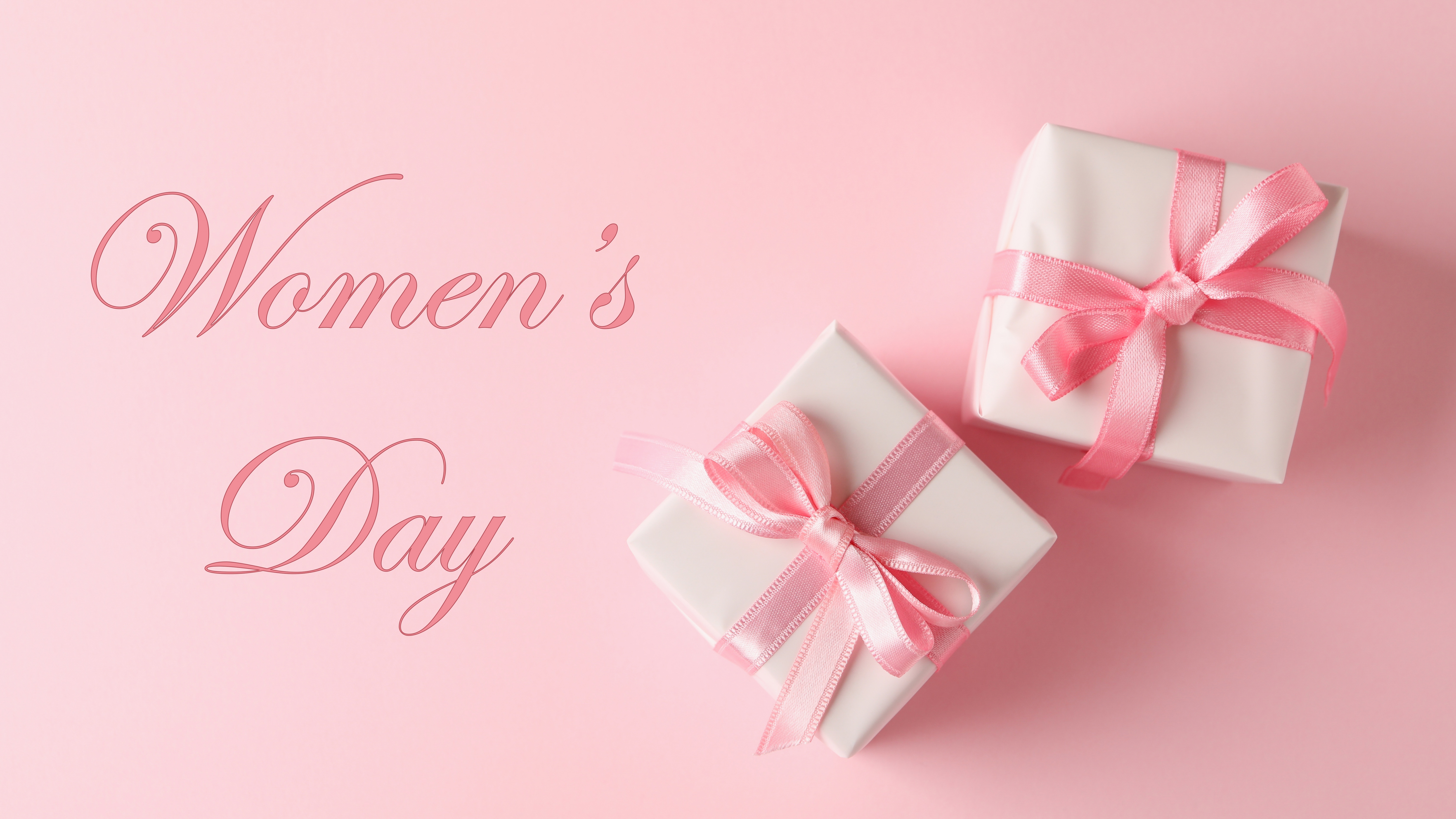 Women's Day Wallpaper 4K, March 8th, Gifts, Celebrations, #7589