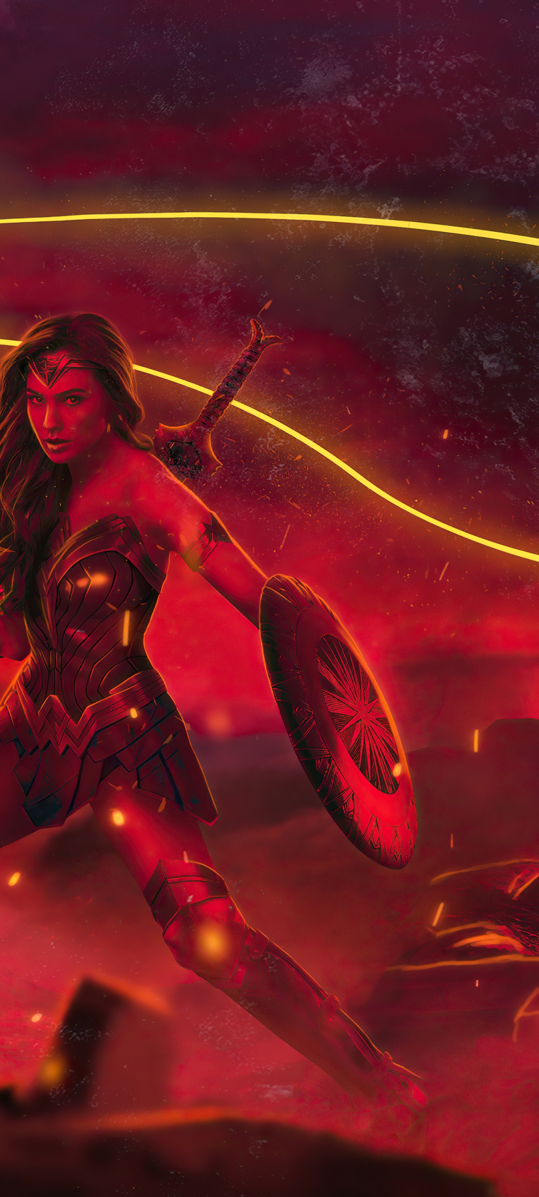 Wonder Woman 4K Wallpaper, Zack Snyder's Justice League, 2021 Movies