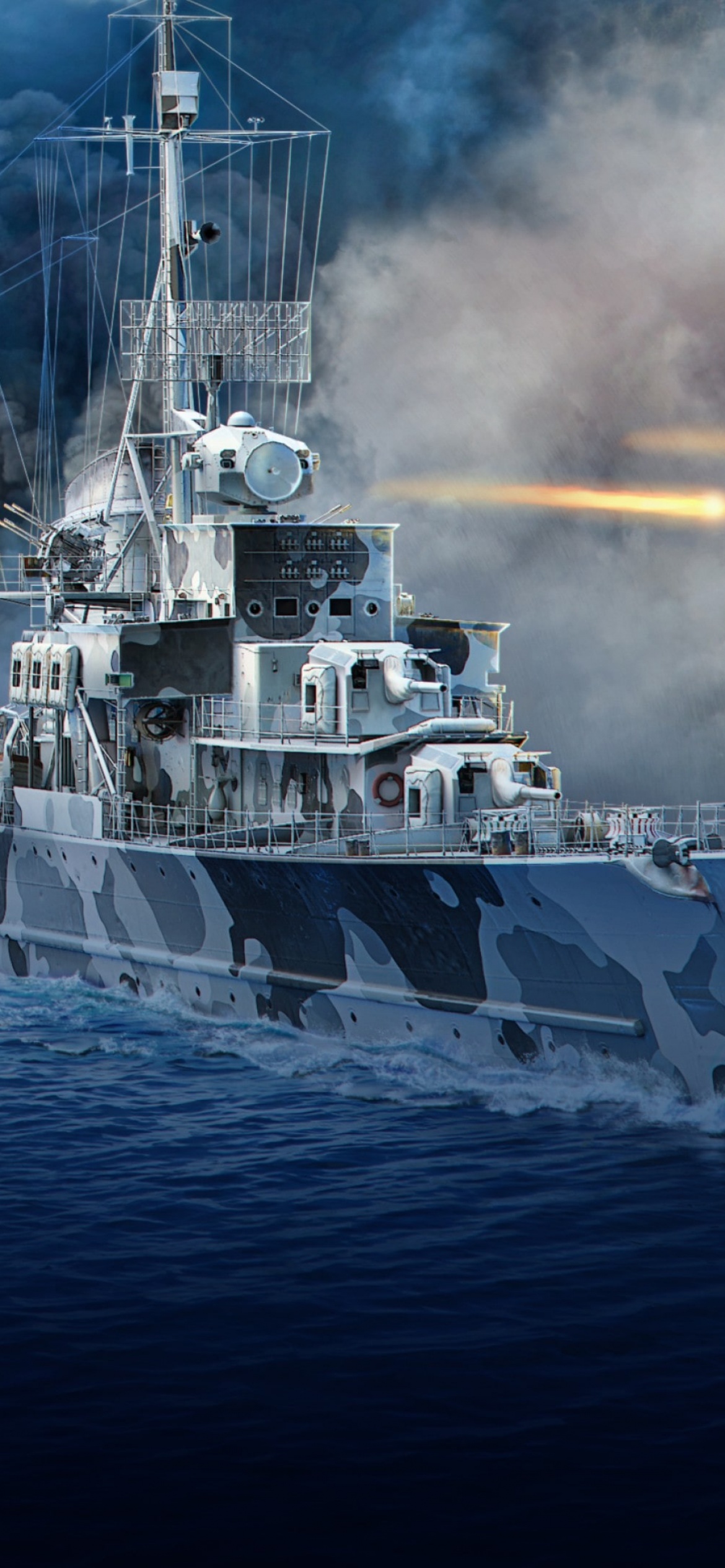 World of Warships Wallpaper 4K, Online games, PlayStation 4