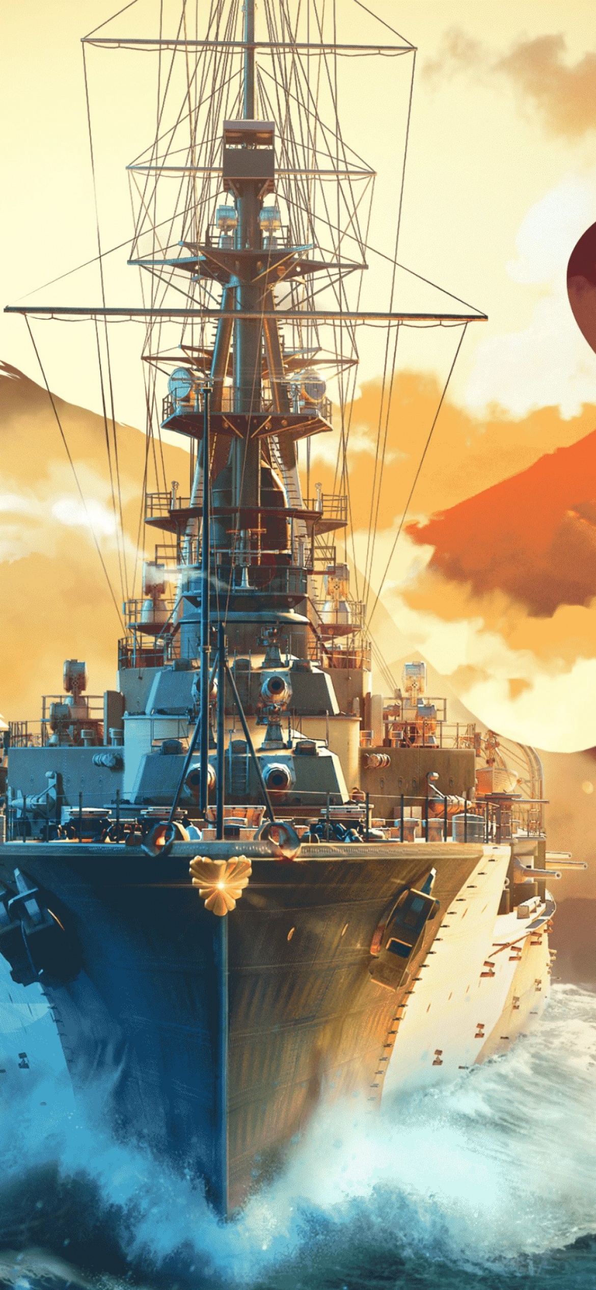 World of Warships Wallpaper 4K, Game Art