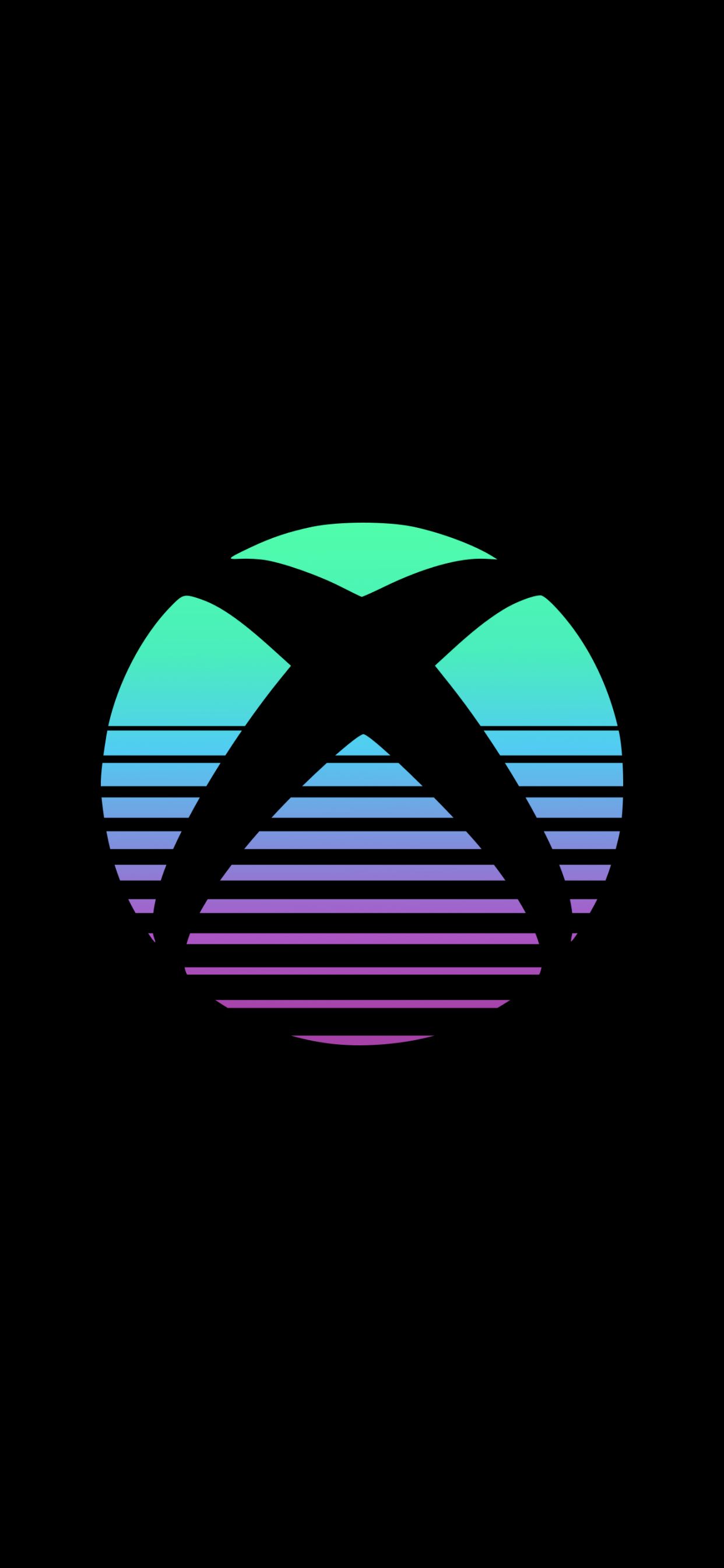 Xbox 4K Wallpaper, Logo, Black background, AMOLED