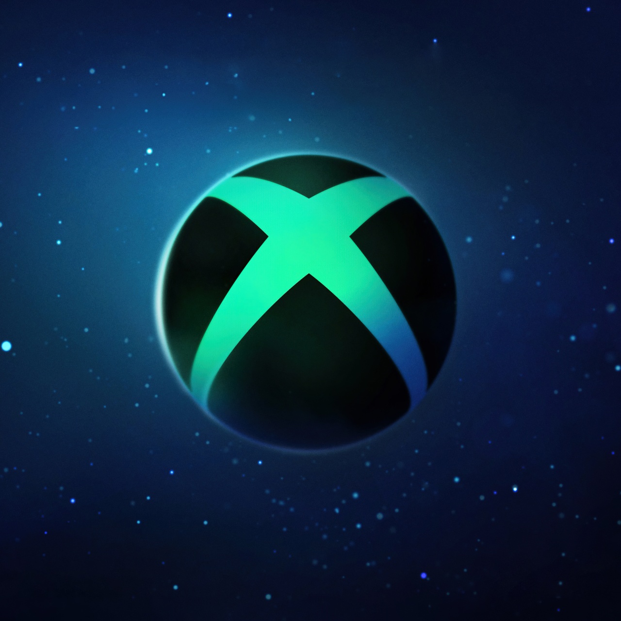 Xbox logo Wallpaper 4K, Dark blue, 5K, Blue background