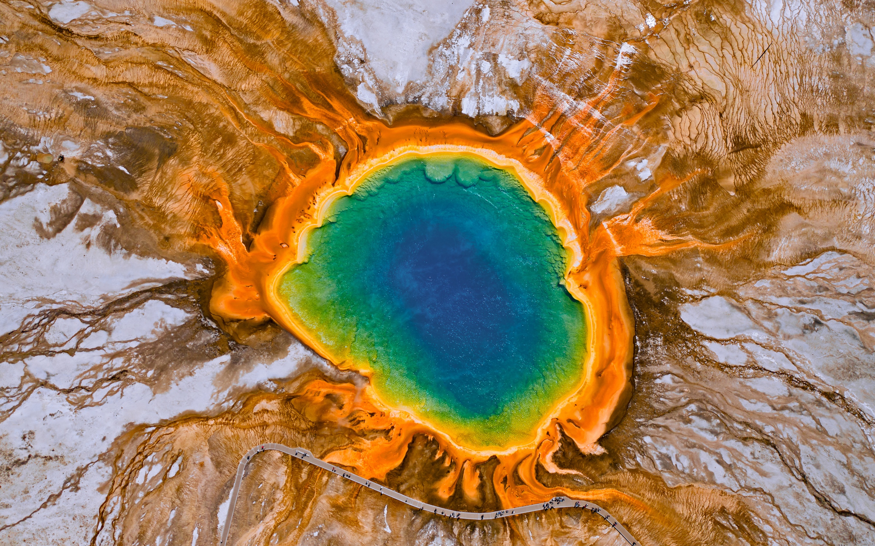 Yellowstone Caldera Wallpaper 4K, Yellowstone National Park