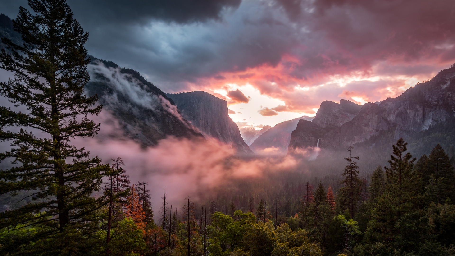 Yosemite National Park 4K Wallpaper, Yosemite Valley