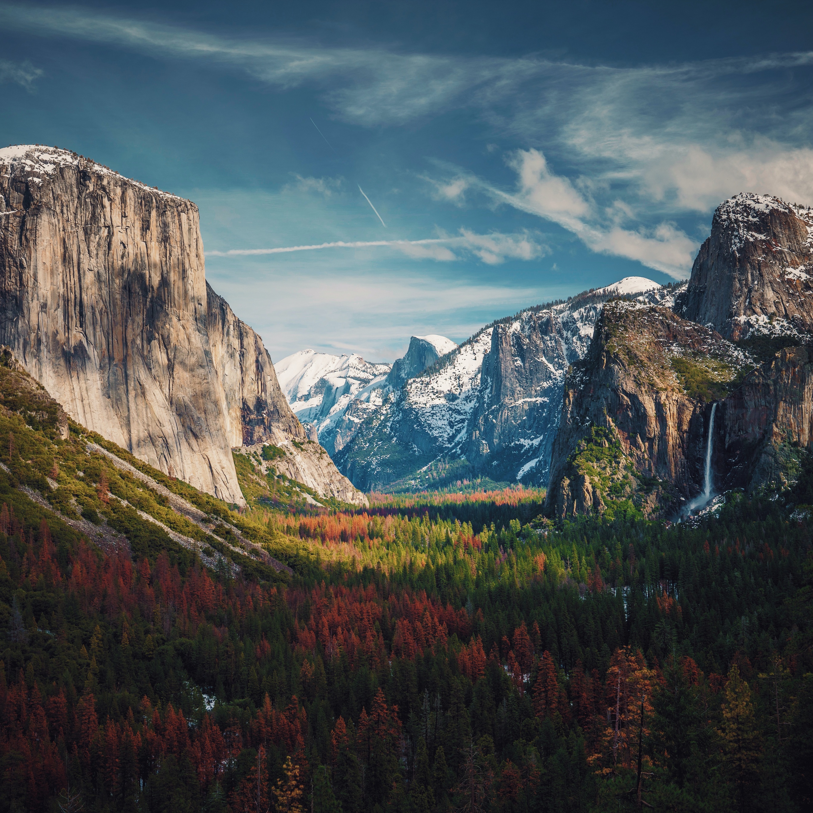 Yosemite Valley Wallpaper 4K, Glacier mountains, Nature, #5012