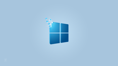 Windows 11, Light blue, Windows logo