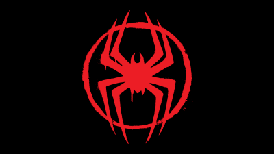 Spider-Man: Across the Spider-Verse, Logo, 5K, 8K, AMOLED, Black background, Spiderman