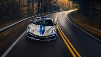Chevrolet Corvette E-Ray 3LZ, Hybrid sports car, Convertible, 5K, 2023