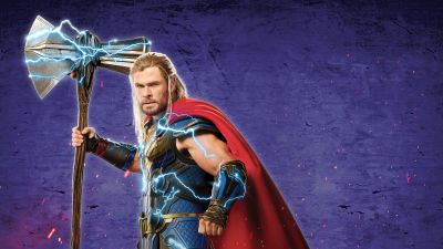 Chris Hemsworth as Thor, 5K, Thor: Love and Thunder