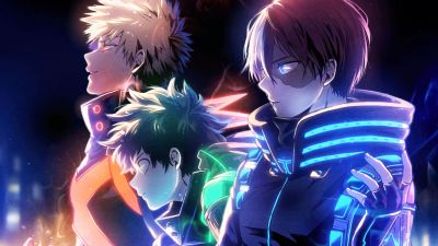 My Hero Academia, Neon, Katsuki Bakugo, Izuku Midoriya, Noragami, Aesthetic anime