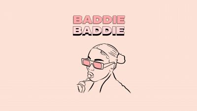 Baddie, Girly backgrounds, Fearless, Edgy, Attitude, Bold, 5K, Misty rose background
