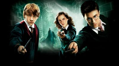 Harry Potter and the Order of the Phoenix, Daniel Radcliffe as Harry Potter, Emma Watson as Hermione Granger, Ron Weasley
