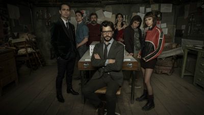 Money Heist, Spanish series, Alvaro Morte as The Professor, Ursula Corbero as Tokyo, Netflix series