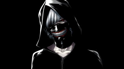 Ken Kaneki, Tokyo Ghoul, Black background