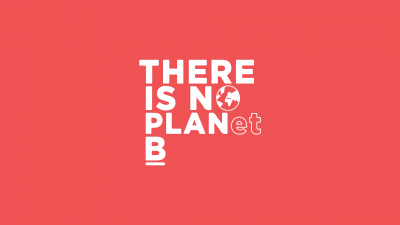 There Is No Planet B, Valentine Red, Red background, 5K, 8K