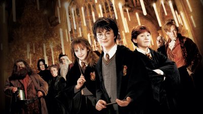 Harry Potter and the Chamber of Secrets, Daniel Radcliffe as Harry Potter, Emma Watson as Hermione Granger, Ron Weasley