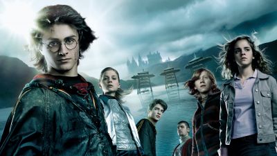Harry Potter and the Goblet of Fire, Emma Watson as Hermione Granger, Daniel Radcliffe as Harry Potter, Ron Weasley