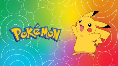 Pokemon, Pikachu, Colorful background
