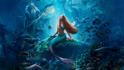 The Little Mermaid, Halle Bailey as Ariel, Disney Princess, 2023 Movies, Disney, 8K, 5K