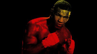Mike Tyson, Iron Mike, American, Boxer, Athlete, Black background