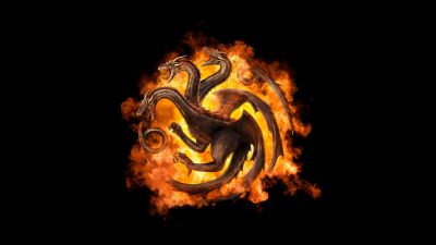 House of the Dragon, Fire Will Reign, 5K, Dragon, Dark background, HBO series