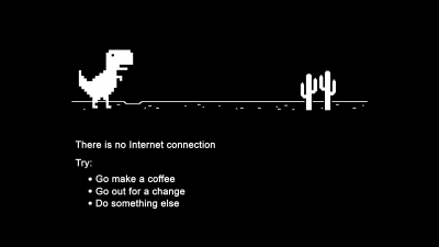 Dinosaur Game, Google Chrome, Chrome Dino, 5K, Black background