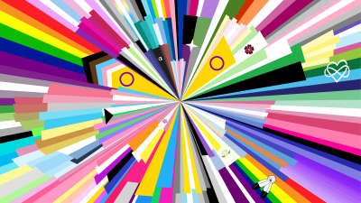 LGBTQ, 5K, Microsoft Pride, Multicolor, Colorful abstract