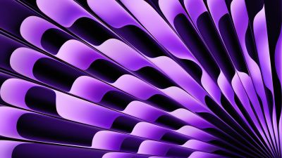 macOS Sonoma, Purple aesthetic, MacBook Air 2023, Stock, Abstract background, 5K