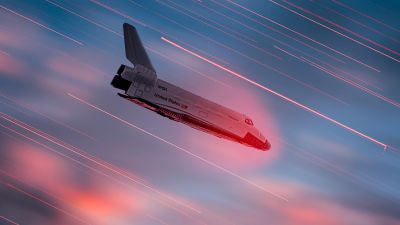 Space shuttle, NASA, Enterprise, Atmosphere