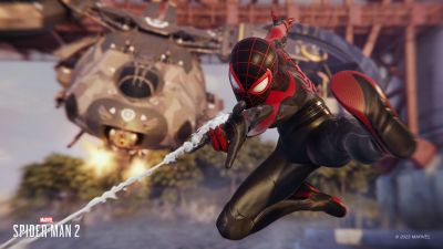 Marvel's Spider-Man 2, Upgraded suit, 2023 Games, PlayStation 5, Gameplay, Spiderman
