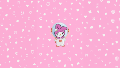 My Melody, 5K, Pink background