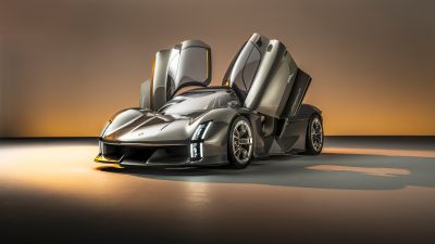 Porsche Mission X, Electric Sports cars, 5K, 2023