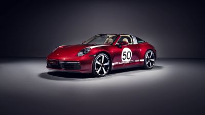 Porsche 911 Targa 4S, Heritage Edition, 2020, 5K