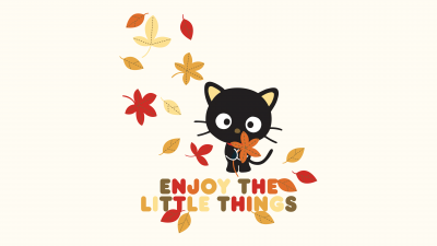 Chococat, Motivational quotes, Autumn, Cute cartoon
