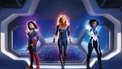 The Marvels, Poster, Ms. Marvel, Monica Rambeau, Captain Marvel, 5K, 2023 Movies