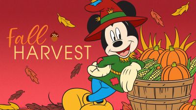 Fall, Thanksgiving, Mickey Mouse, Harvest