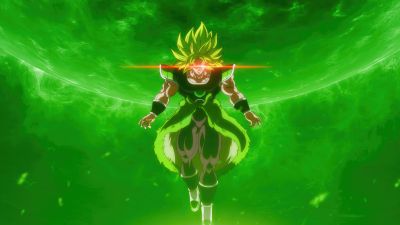Broly, Dragon Ball Super, Green background