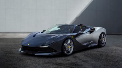 Ferrari SP-8, One off cars, Ferrari F8 Spider, 5K, 8K, 2023