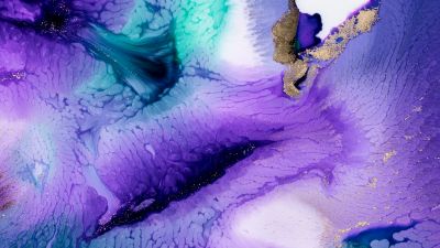 Liquid art, Pearl ink, Purple, Flowering, Fluid, Backgrounds, Aesthetic