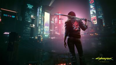 Female V, Cyberpunk 2077, Ultimate Edition, Samurai, Katana, Samurai jacket