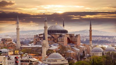 Hagia Sophia, Mosque, Istanbul, Turkey, Ancient architecture, Historical structure