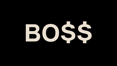 Boss, Dollar, Forex, Trading, Black background, AMOLED, 5K