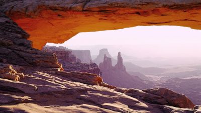 Windows 7, Grand Canyon, Landscape, Mesa Arch, Utah, Scenic Spot, Rocks