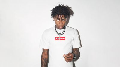 NBA YoungBoy, Supreme, American rapper, YoungBoy Never Broke Again, 5K, White background, YoungBoy
