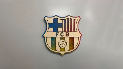 FC Barcelona, Badge, Football club, FCB, 5K