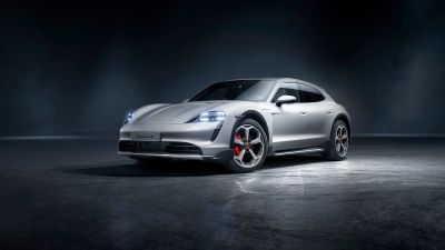 Porsche Taycan 4S, Luxury sports car, 5K