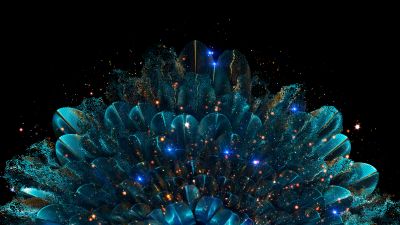 Peacock feathers, Glitter, Ultrawide, Vibrant, Blue aesthetic, Blue abstract, 5K, 8K, Oppo Find N, Stock, Elegant, Pattern, Black background