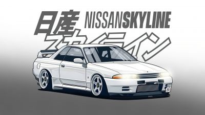 Nissan Skyline GT-R R32, JDM cars, Japanese, Classic cars