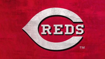 Cincinnati Reds, Baseball team, Major League Baseball (MLB), 5K, Red background