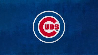 Chicago Cubs, Baseball team, Major League Baseball (MLB), 5K, Blue background